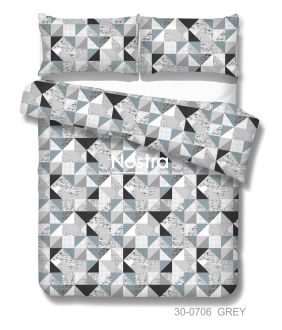 Gultas veļas komplekts ĢEOMETRIJA 30-0706-GREY 30-0706-GREY