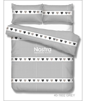 Gultas veļas komplekts ABSTRAKTS 40-1602-GREY 40-1602-GREY