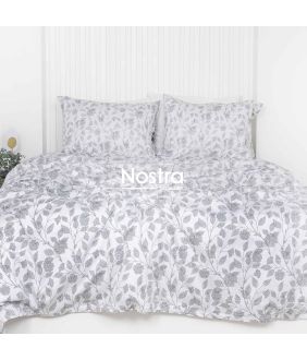 PREMIUM mako satīna gultas veļa komplekts CARLA 40-1553-GREY 40-1553-GREY