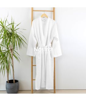 Bathrobe BATHROBE WAFFLE CVC-210 210 BATHROBE KIMONO-OPTIC WHITE 210 BATHROBE KIMONO-OPTIC WHITE