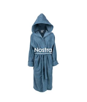 Bathrobe VELOUR-360 B0001-STONE BLUE B0001-STONE BLUE