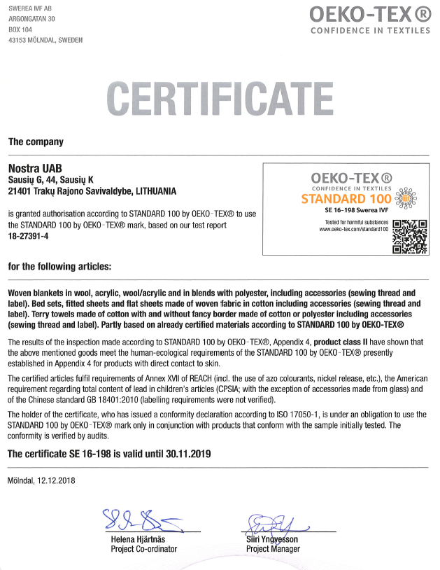Oeko-Tex standard 